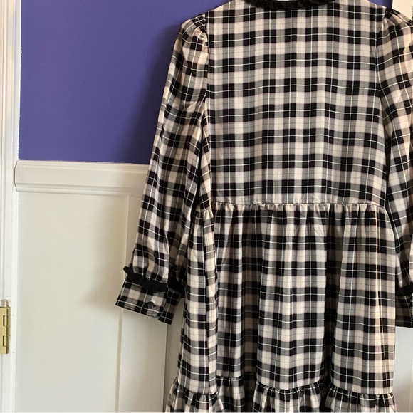 levi’s farah midi gigham plaid ruffle dress - Picture 4 of 7